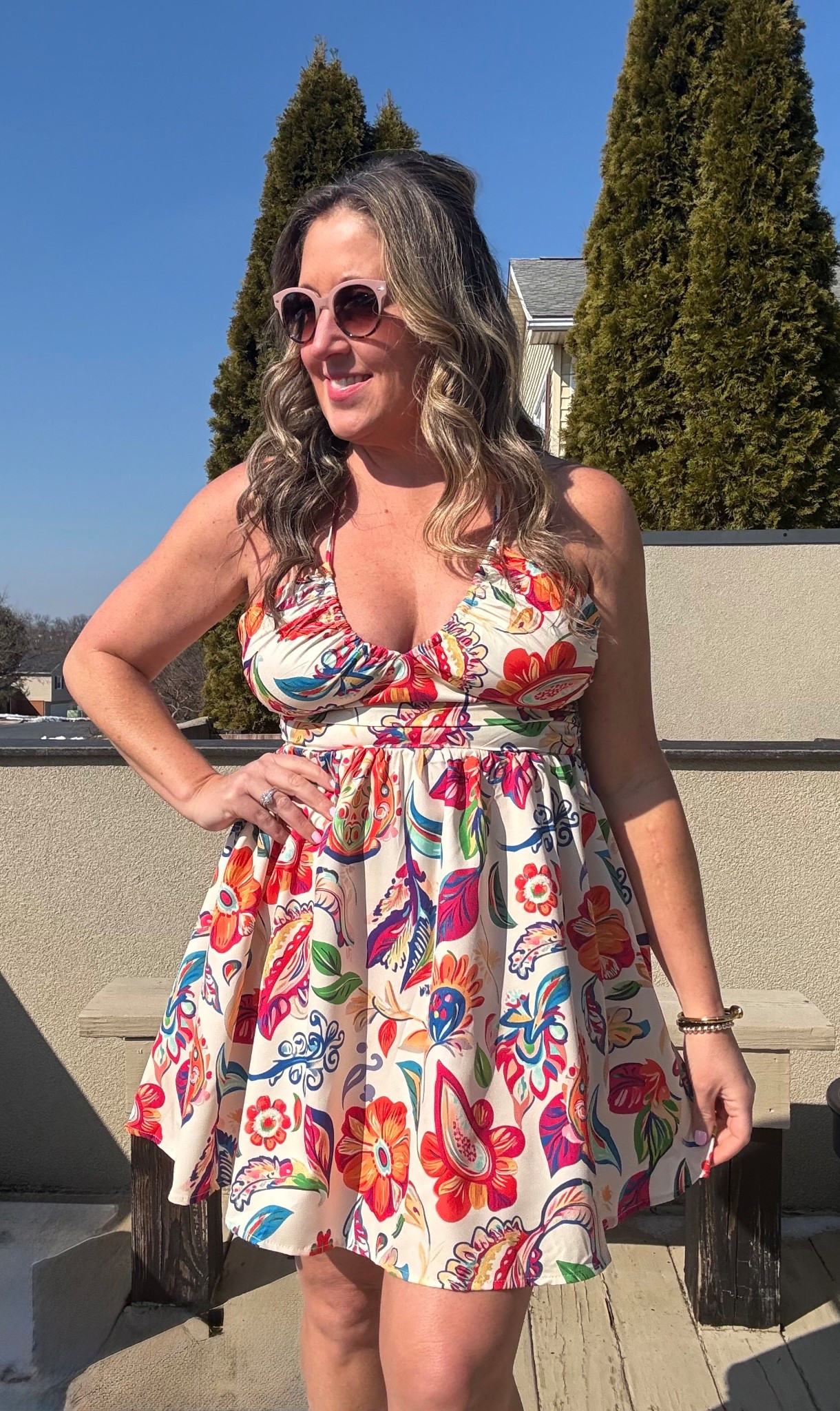 Boho Tropical Mini Dress💖

Super cute little sundress! Great option for your next beach trip ☀️

#LTKootd #LTKOver40 #LTKSpringSale