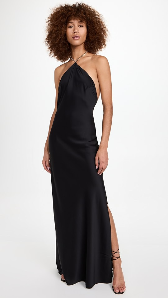 DANNIJO Chain Halter Maxi Dress | SHOPBOP | Shopbop