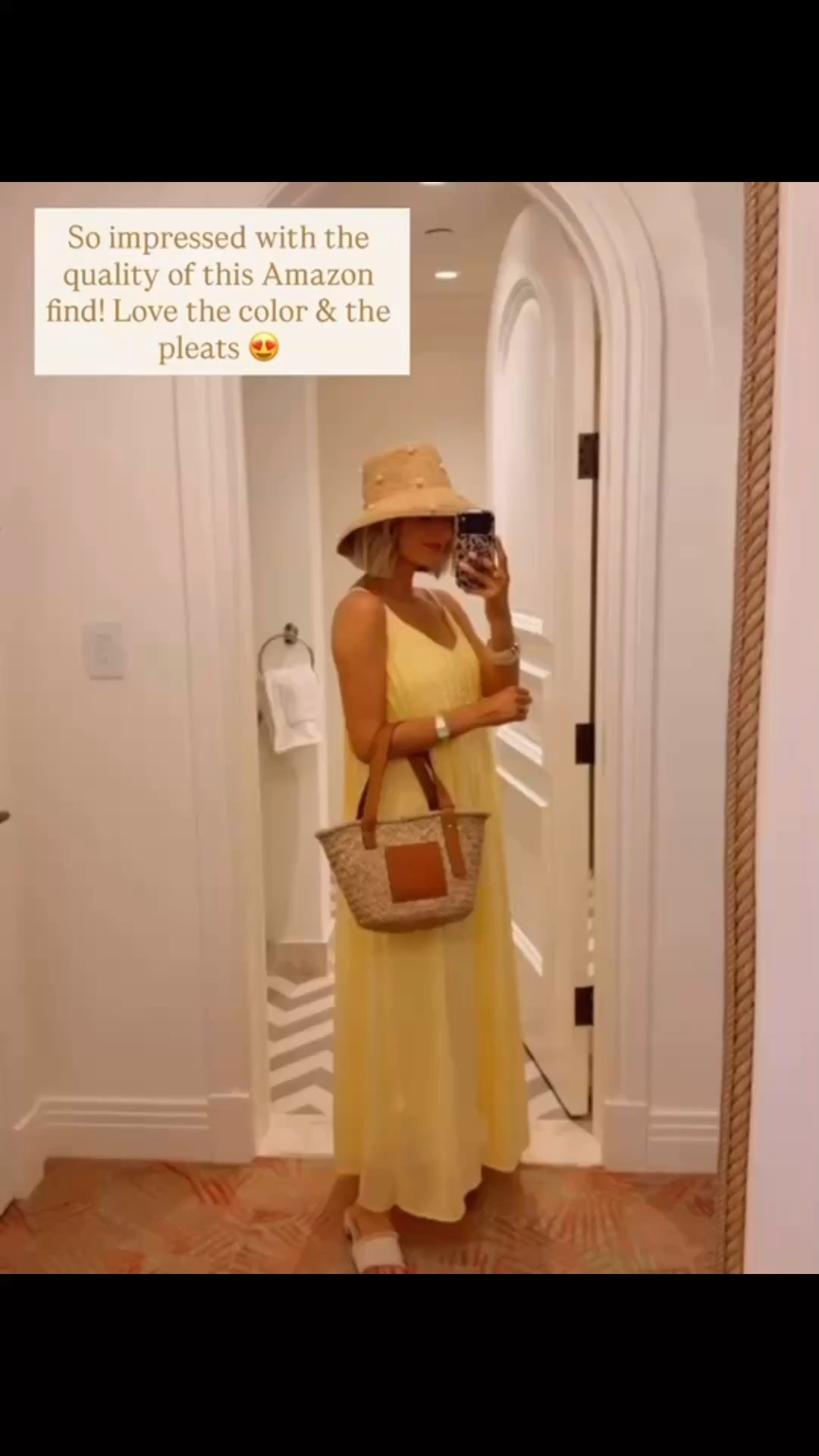 This Amazon dress is under $50 & comes in several colors! Wearing S.

Loverly Grey, Amazon find, Amazon fashion, yellow maxi dress, vacation dress

#LTKootd #LTKSeasonal #LTKTravel