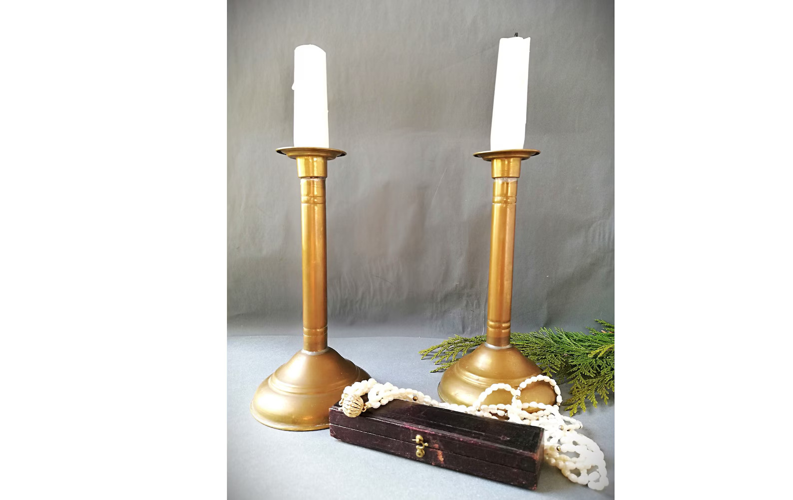 An antique brass candle holder, candle holder for a romantic dinner, candle lighting for romantic... | Etsy (US)