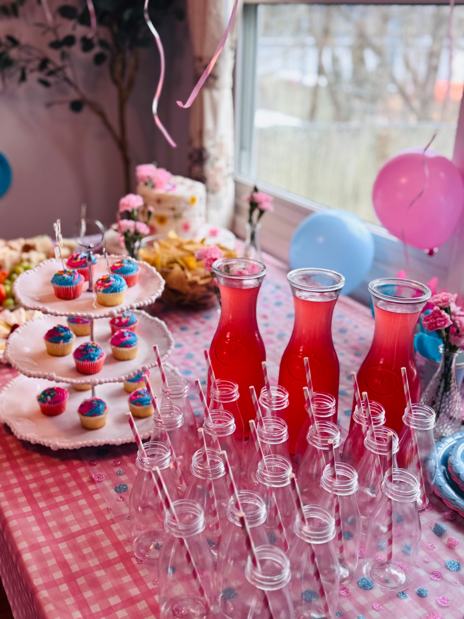 Baby pink punch drink setup for baby shower! #babyshower #punchdrink #hosting

#LTKHome