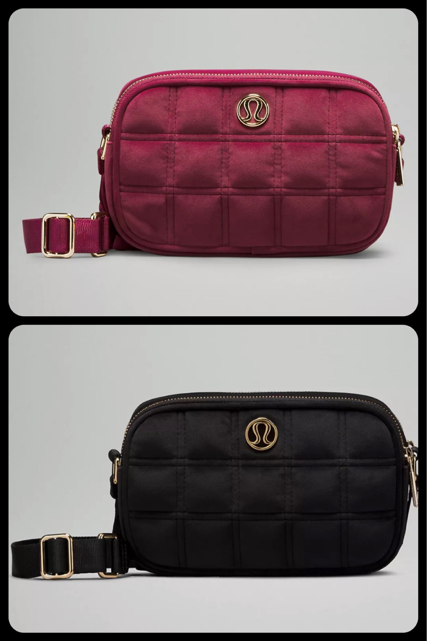 Good Morning! Lululemon has their beautiful Quilted Velour Crossbody Bag marked down to $69 today - normally $98!! This gorgeous bag has tons of space and the detailing is fantastic - I’m a huge personal fan of this bag! Available in Wine Berry & Black 🖤

#LTKsalealert #LTKstyletip #LTKitbag