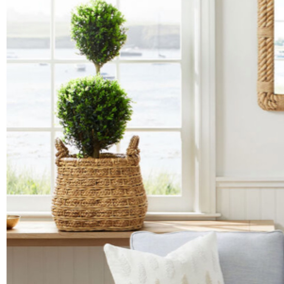 Sale! Beautifully handwoven of natural seagrass and rattan, we love the touch of texture this brings. The square base adds a nice design detail. Features ample room for towels, throws, nursery essentials, or anything else you can think of.

#LTKhome #LTKwedding #LTKsalealert