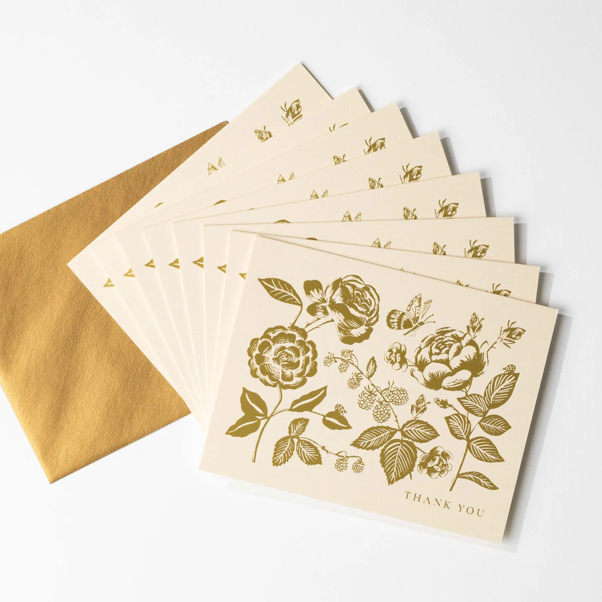 Rose Thank You Card Set | Modern Locke