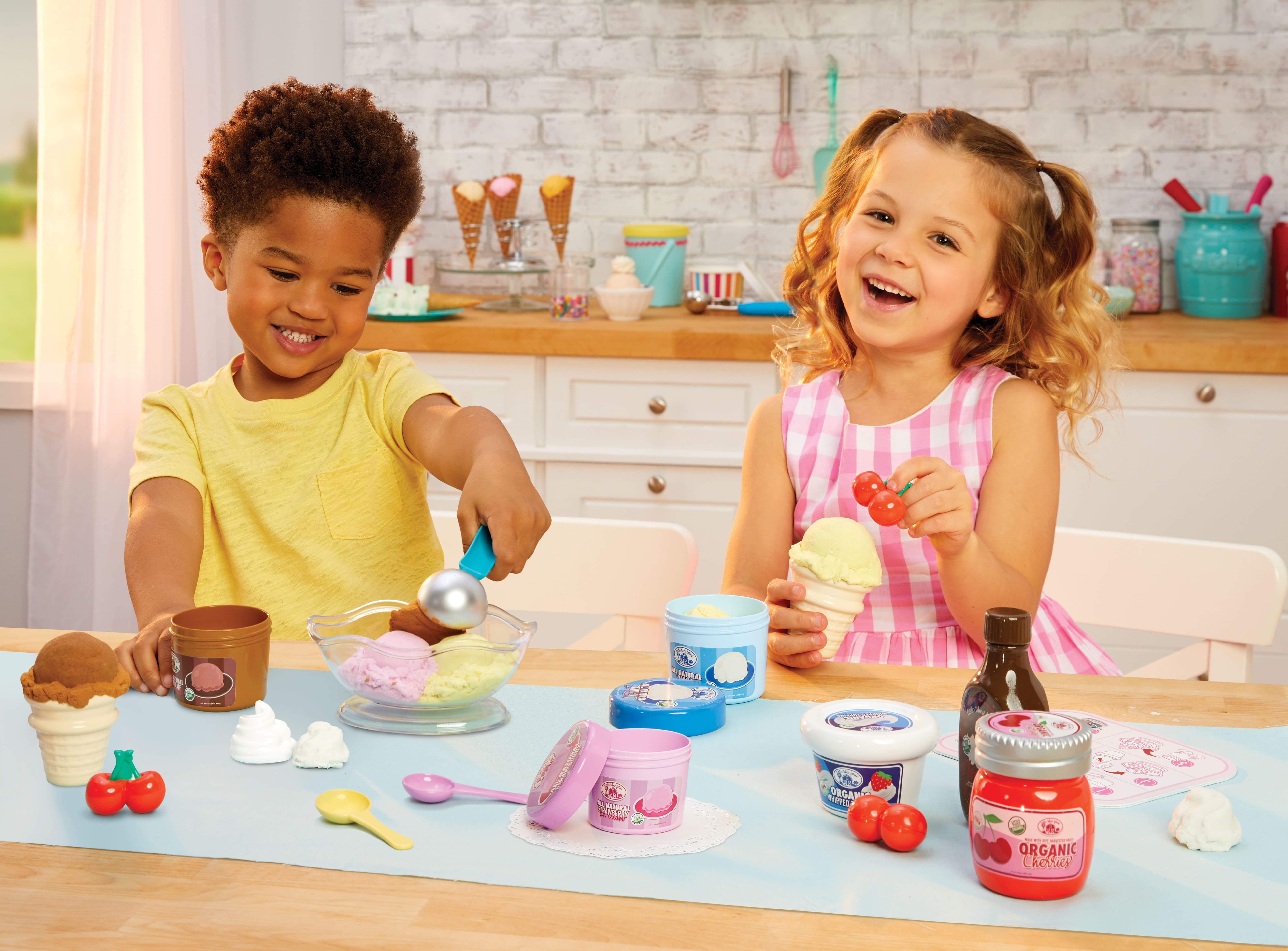 Little Tikes Creative Chefs Ice Cream Kit with Make-It Mix Play Sand, 20 Accessories, Realistic P... | Walmart (US)