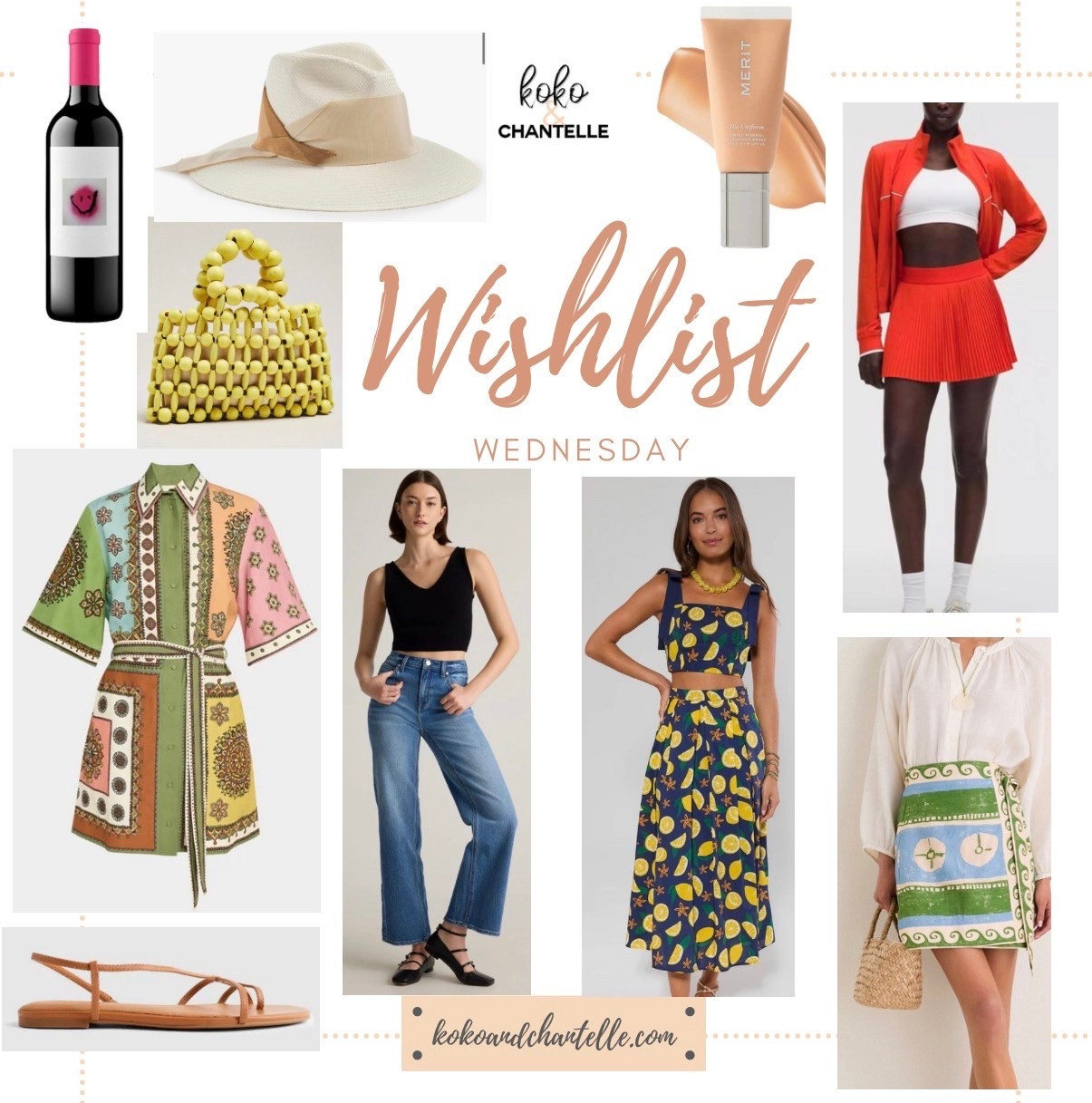 Wishlist Wednesday is serving sunshine, spritzes, and “add to cart” energy ☀️🍋 From statement prints to chic summer staples, these finds are making us want to book the vacation immediately. Which one is coming home with you first? 💛✨ #WishlistWednesday #SummerStyle #StyledByKC #FashionFinds #ResortWear #SummerFashion #StyleInspo

#LTKootd #LTKOver40 #LTKSaleAlert