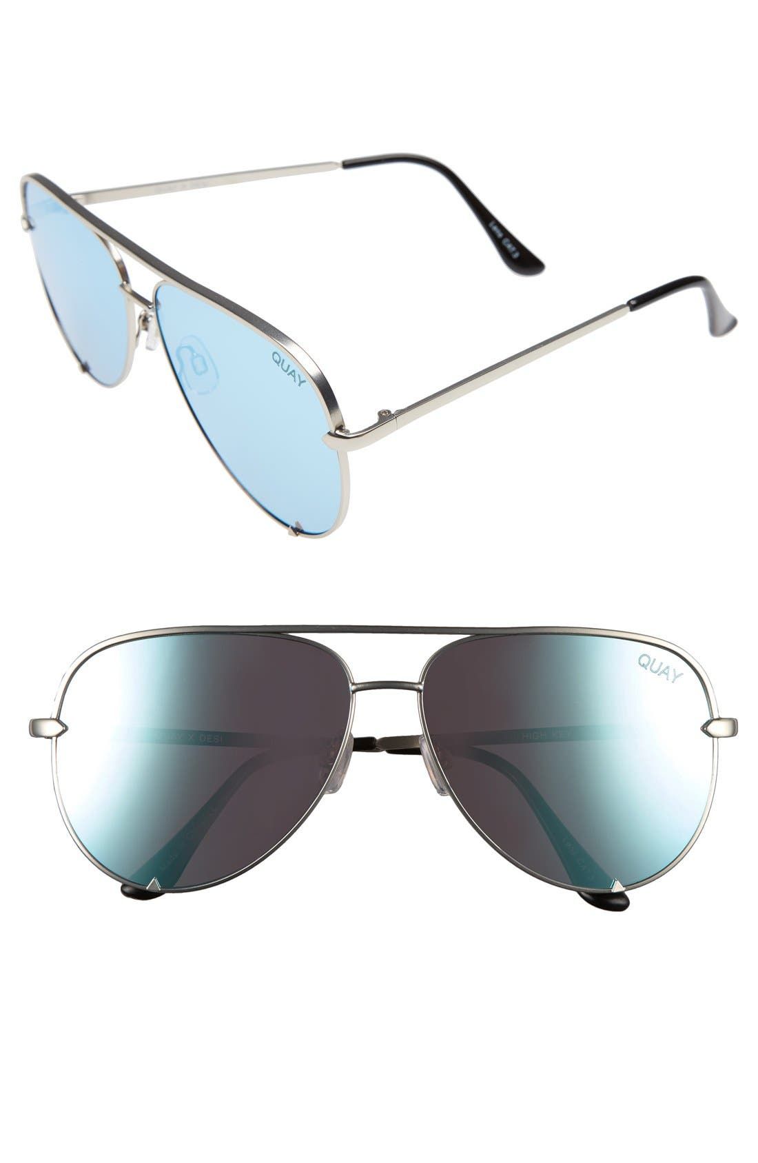 x Desi Perkins 'High Key' 62mm Aviator Sunglasses | Nordstrom