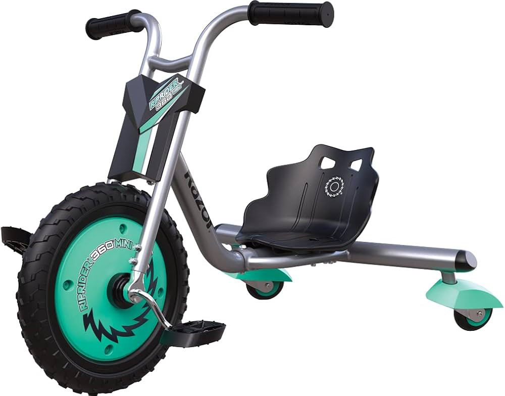 Razor RipRider 360 Mini, 360 Degrees Spinning Caster Trike, Dual Inclined Rear Casters for Easy S... | Amazon (US)