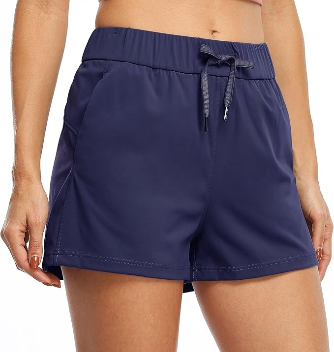 Willit Women's Shorts Hiking Athletic Shorts Yoga Lounge Active Workout Running Shorts Comfy Casu... | Amazon (US)