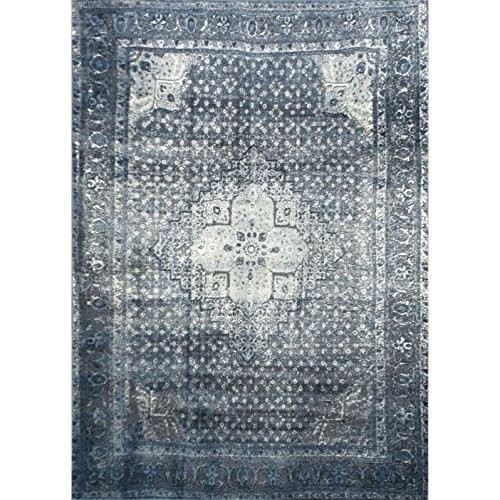 nuLOOM 200OWTC02A-7100112 Blue Vintage Kellum Area Rug, 7.10' x 11.2', Blue | Amazon (US)
