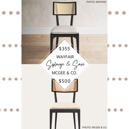 I’ve got another McGee and Co. find for you! This time I’m tackling modern traditional, transitional dining chairs with cane backs. ✔️

#lookforless #diningchair #diningchairs #seating #diningroom #kitchen #kitchennook #mcgeeandco #studiomcgee #furniture #farmhouse #modernfarmhouse #moderntraditional #transitional #homedecor #decor #dupes #lookalike. McGee and Co. Dupe. McGee and Co. Look for less. Studio McGee dupe. Studio McGee look for less. Home decor. Dining room chairs. Kitchen chairs. Modern farmhouse. Modern traditional home decor. Decor dupes. Looks for less. Look for less. Wood dining chairs. Black dining chairs. Cane dining chairs. Upholstered cane dining chairs. White dining chairs. Tan dining chairs. Wood dining chairs. MCM furniture. Upholstered wicker dining chairs.

#LTKsalealert #LTKFind #LTKhome
