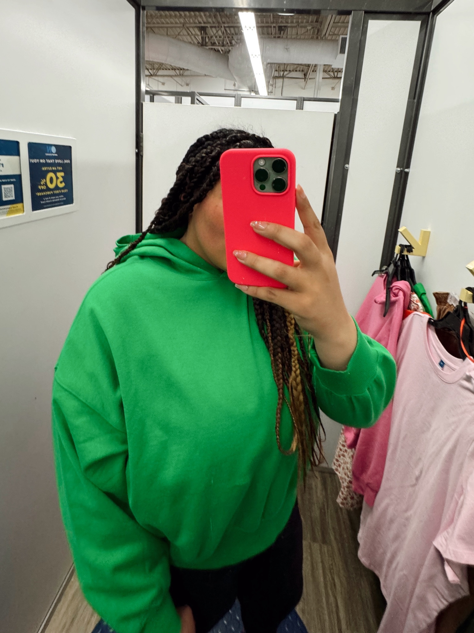 Love this green 💚🍀 Old Navy cropped hoodie! 3X (I’m typically a 2X) and I’m 5”10! 

#LTKplussize #LTKstyletip #LTKsalealert