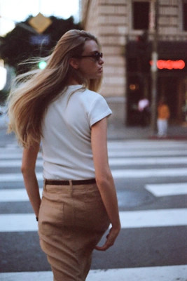 The Colette Linen Blend Maxi Skirt by Maeve | Anthropologie (US)