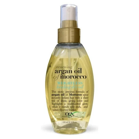Ogx Argan Oil Of Morocco Weightless Dry Oil 4oz (Pack of 3) | Walmart (US)