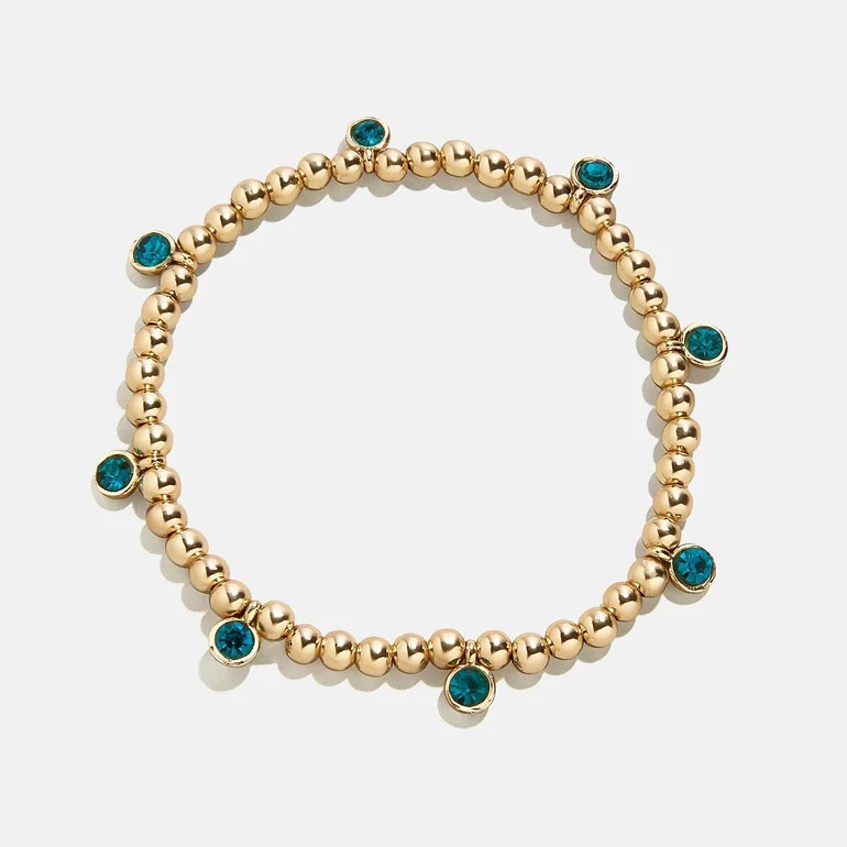 Birthstone Pisa Bracelet - Blue Zircon | BaubleBar