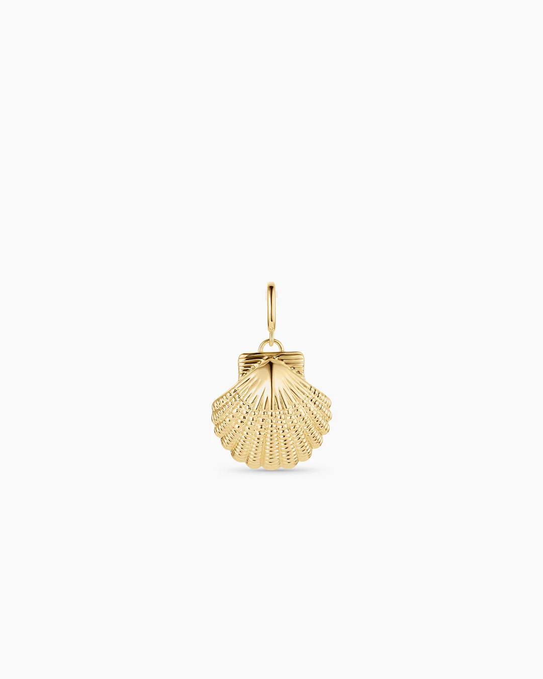 Gold Scallop Shell Parker Charm | gorjana