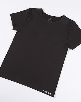 AUROLA Women Essentials Seamless Short Sleeve Fitted Tshirt Gym Workout Athletic Shirts Top Tee | Amazon (US)