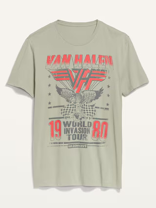 Van Halen™ "1980 World Invastion Tour" Gender-Neutral T-Shirt for Adults | Old Navy (US)