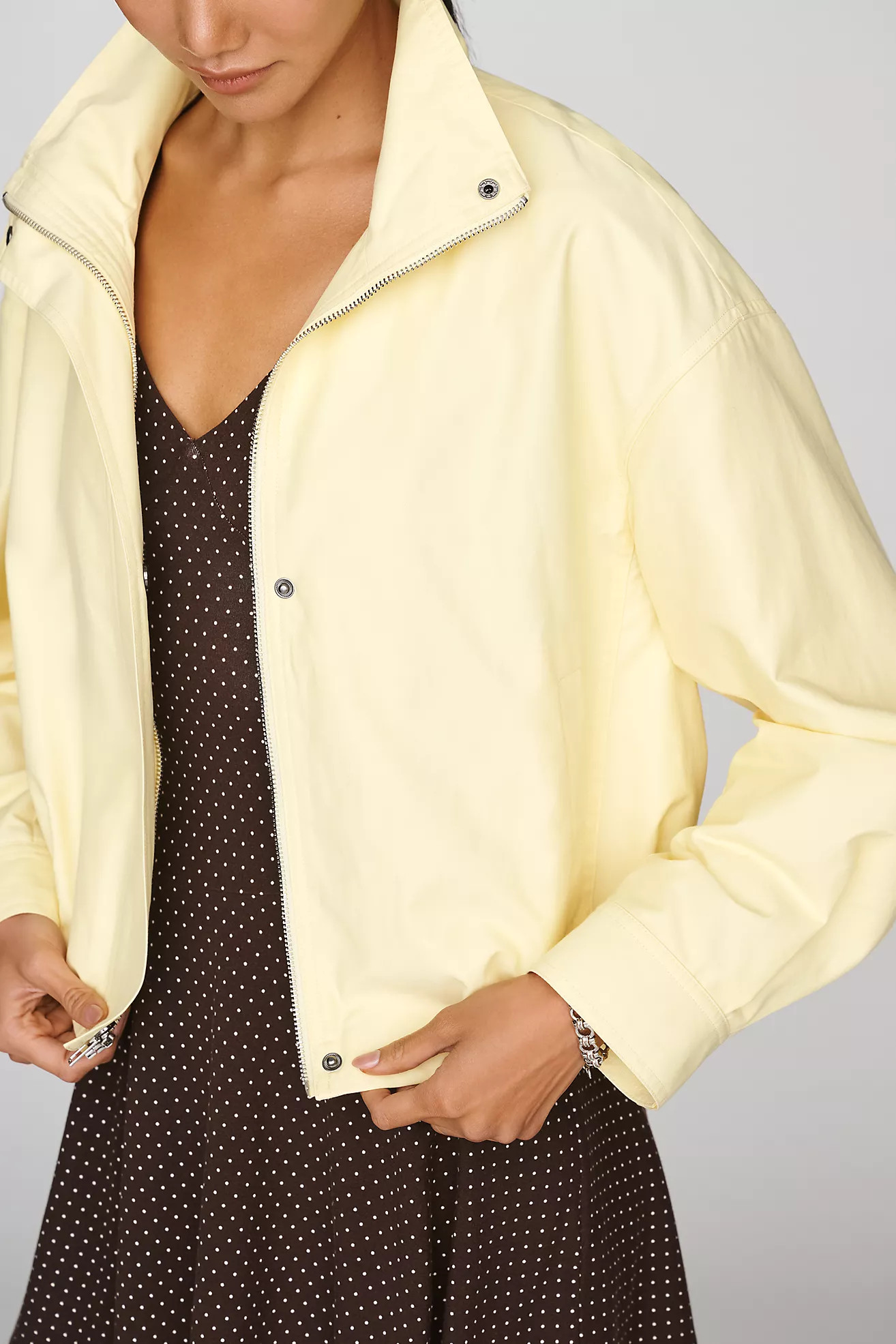 Maeve Funnel-Neck Bubble Jacket | Anthropologie (US)