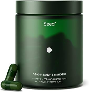 Seed DS-01 Daily Synbiotic - Adult Probiotic + Prebiotic - 30-Days with Jar | Amazon (US)