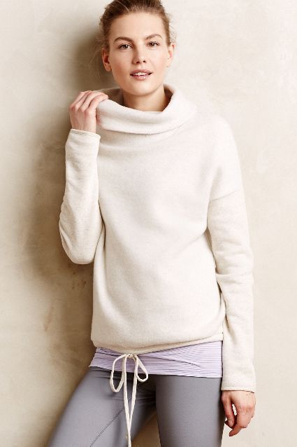 Cowled Fleece Pullover | Anthropologie (US)