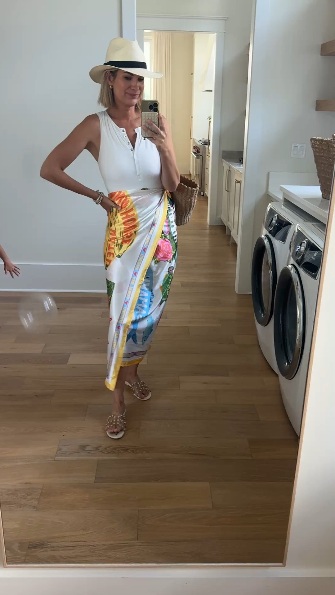 Small tall swimsuit. Amazon wrap as a swim coverup.  Long torso swimsuit.

#LTKmomlife #LTKSwim #LTKTall