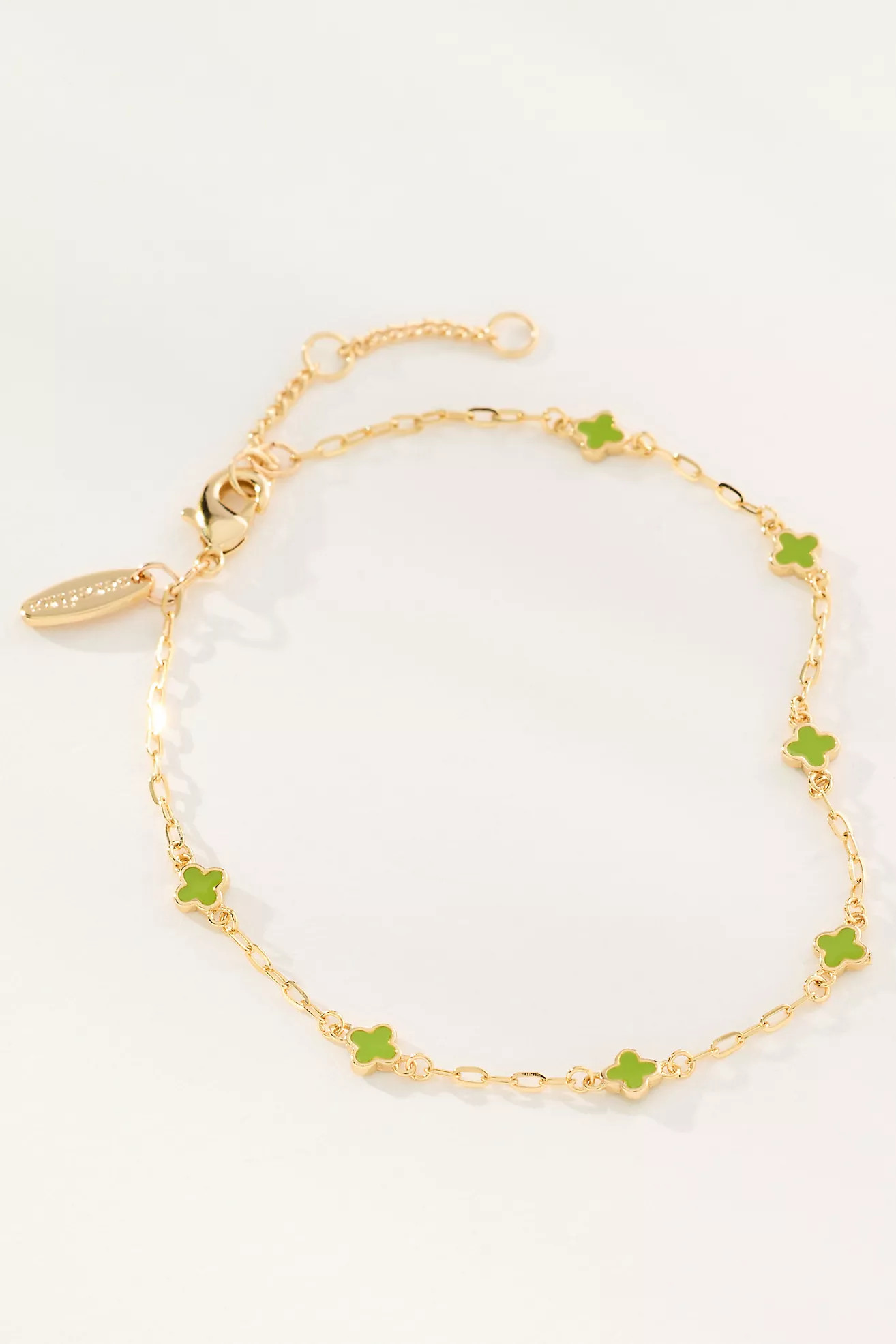 Clover Chain Wrap Bracelet | Anthropologie (US)