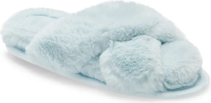 Sophie Criss Cross Plush Bedroom Slipper | Nordstrom Rack