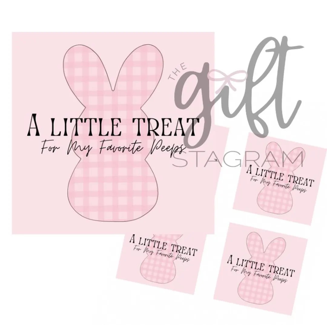 A Little Treat for My Peeps Gift Tag | Happy Easter Tag | DIGITAL DOWNLOAD | Easter Gift Tag | Ea... | Etsy (US)