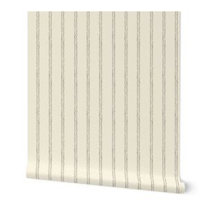 Organic Etched Herringbone Stripes (Small Scale) Wallpaper bymariannajankowski | Spoonflower