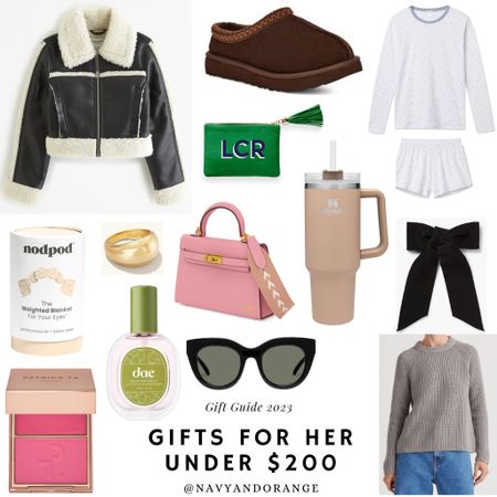 Gifts for her, gift guide 2023, gifts under $200, Sherpa jacket, cool girl style, cool girl aesthetic, Jenni Kayne tube, Barbie pink blush, hair bow, monogrammed gifts, gifts for mom, gifts for sister, mother in law gifts, aunt gifts 

#LTKGiftGuide #LTKHoliday #LTKCyberWeek
