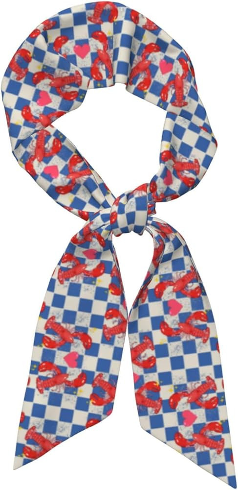Cute Purse Scarf for Women Long Thin Satin Head Scarf Hair Neck Scarves for Fashion Accessory | Amazon (US)