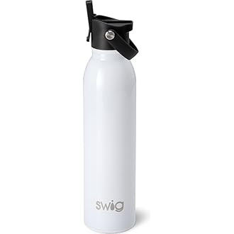 Swig Life 20oz Insulated Water Bottle, Travel Water Bottle with Straw and Lid, Cup Holder Friendl... | Amazon (US)
