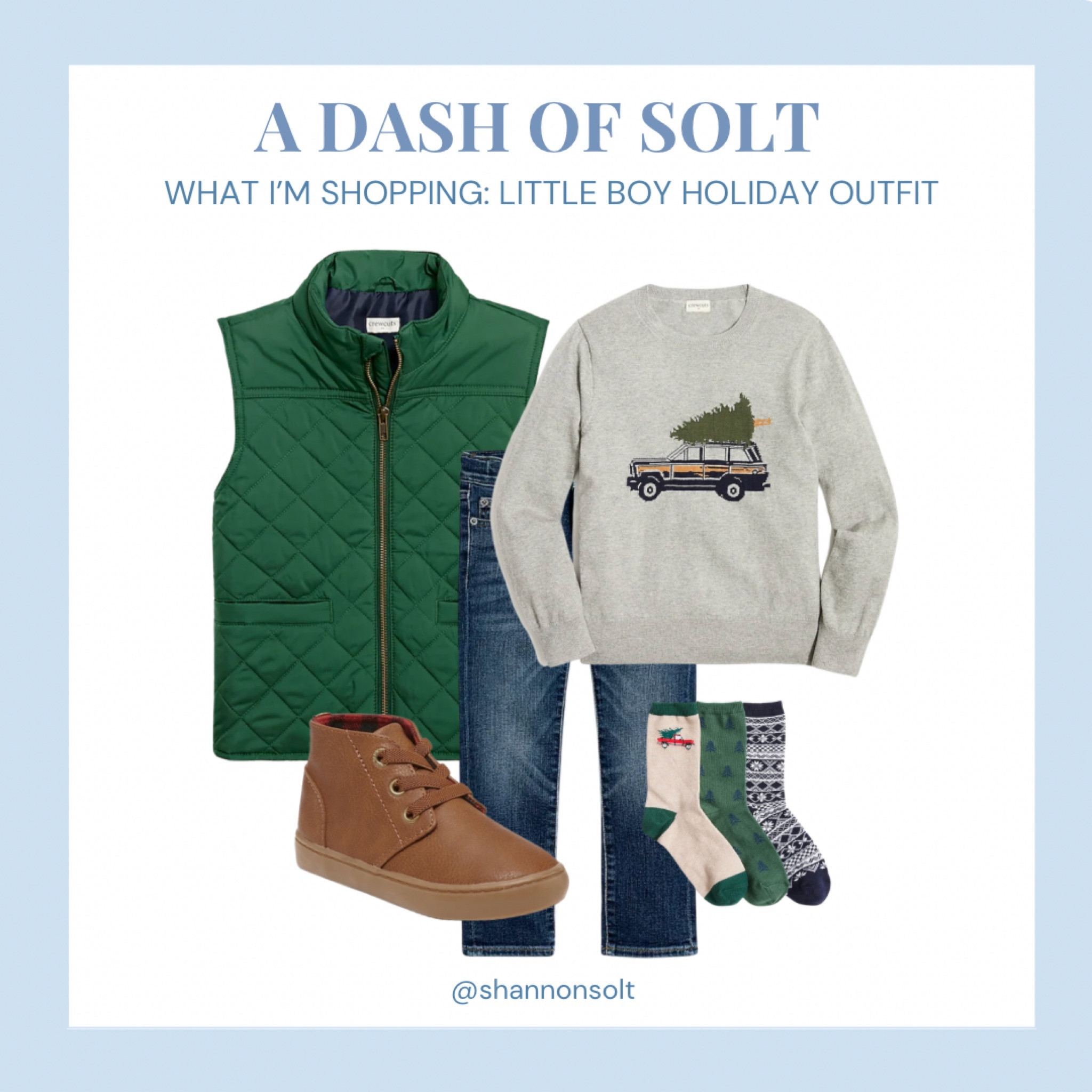 New holiday arrivals from J.Crew Factory and Old Navy! So many cute styles for toddler and little boys! 

Holiday style, holiday outfit, boy outfit, boy holiday style, boy style, toddler boy, little boy fashion, toddler fashion, J.Crew, preppy, preppy style, preppy fashion, New Year’s outfit, NYE dress, Christmas outfit, Christmas sweater, thanksgiving outfit

#LTKSeasonal #LTKkids #LTKHoliday