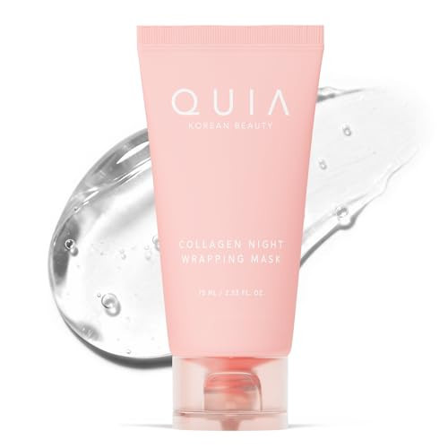 QUIA Collagen Wrapping Mask 75ml - Clinical +92% Firmer Appearance - Overnight Glass Skin Peel Off - Korean Skincare - All Skin Types - Better Than Sheet Masks | Amazon (US)