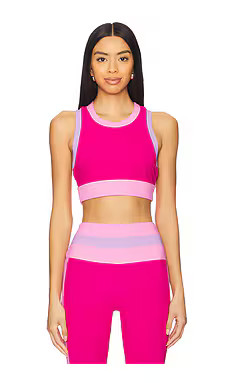 BEACH RIOT Gwen Top in Raspberry Colorblock from Revolve.com | Revolve Clothing (Global)