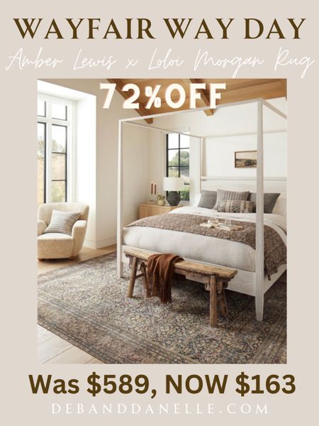 It’s the last day of the Wayfair Wayday Sale, and there are so many great deals you won’t want to miss out on, including this Amber Lewis x Loloi Morgan area rug! It’s a 7’3”x9’3” rug for only $163, that’s 72% off. I love the depth the deeper toned in this rug add to a lighter room.  
#LTKxWayDay

#LTKhome #LTKsalealert #LTKGiftGuide