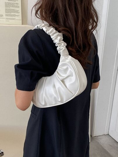 Ruched Shoulder Bag | SHEIN