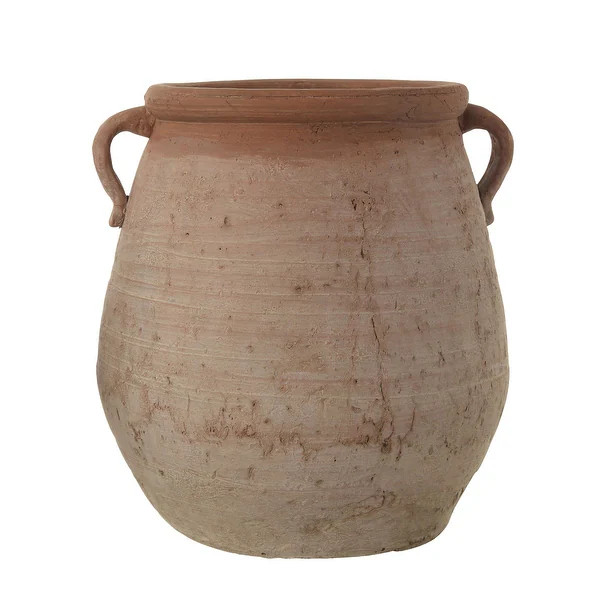 Whitewashed Terra-cotta Urn - Terracotta | Bed Bath & Beyond