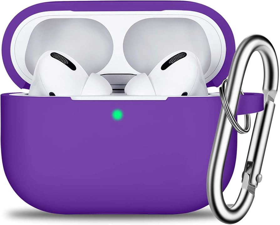 R-fun AirPods Pro Case Cover with Keychain, Full Protective Silicone Skin Accessories for Women G... | Amazon (US)