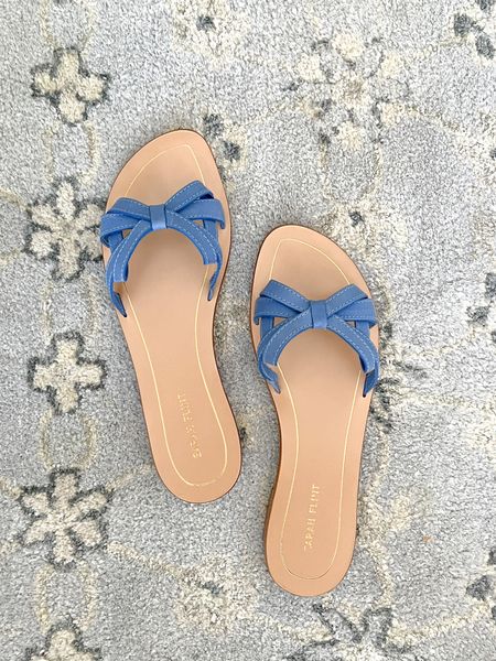 Major sale on these Sarah Flint Italian Leather Bow Sandals. Blue & White, feminine, grandmillennial, coastal, summer, vacation ready. Use code SARAHFLINT-BATRACYHH to score these for $80 (originally $350)

#LTKsalealert #LTKunder100 #LTKshoecrush