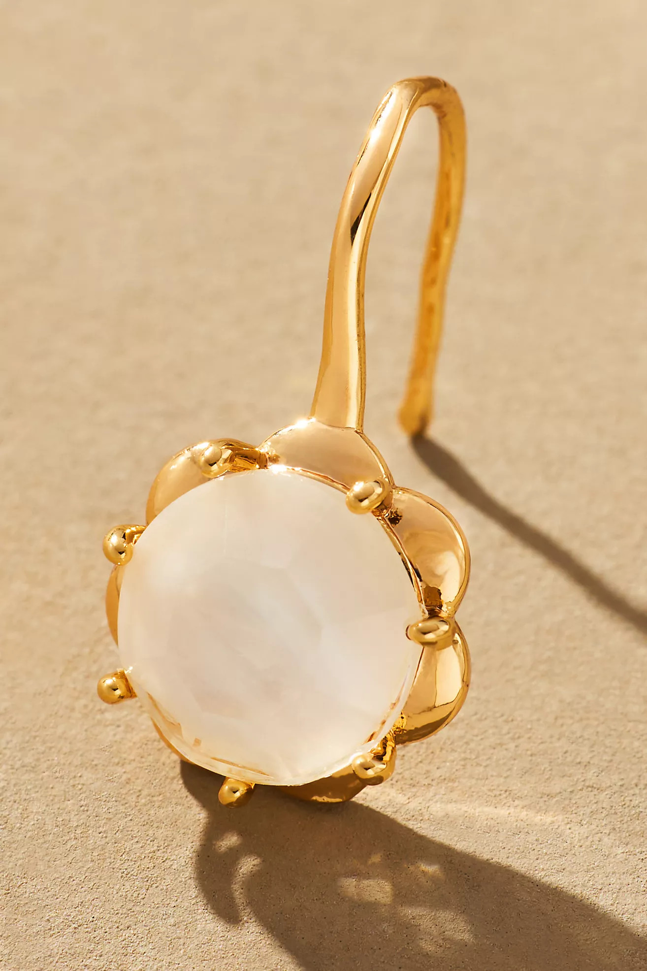 Stone Fishhook Drop Earrings | Anthropologie (US)