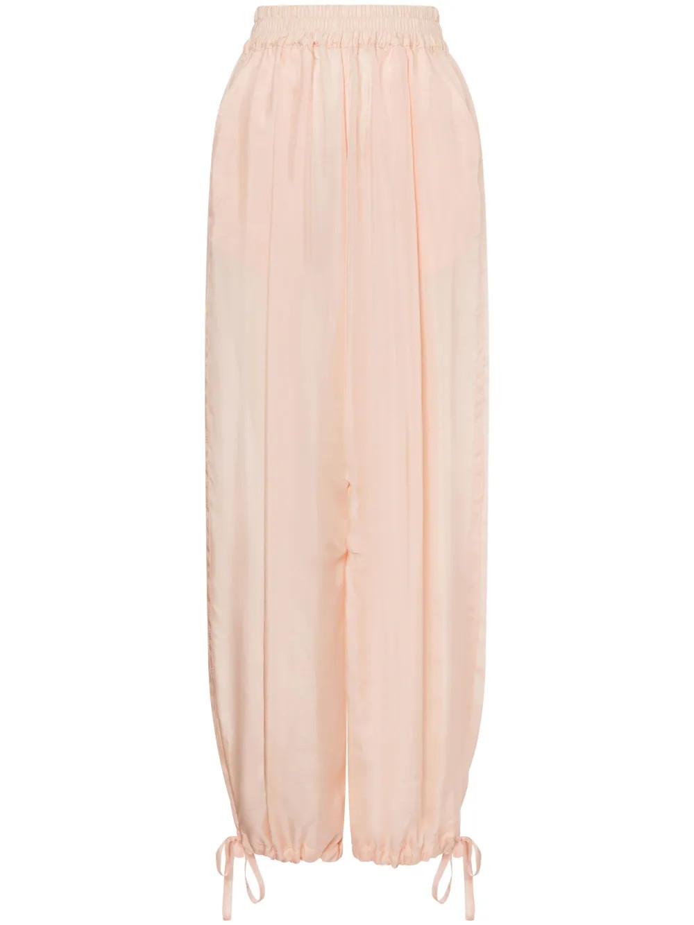 silk tapered trousers | Farfetch Global