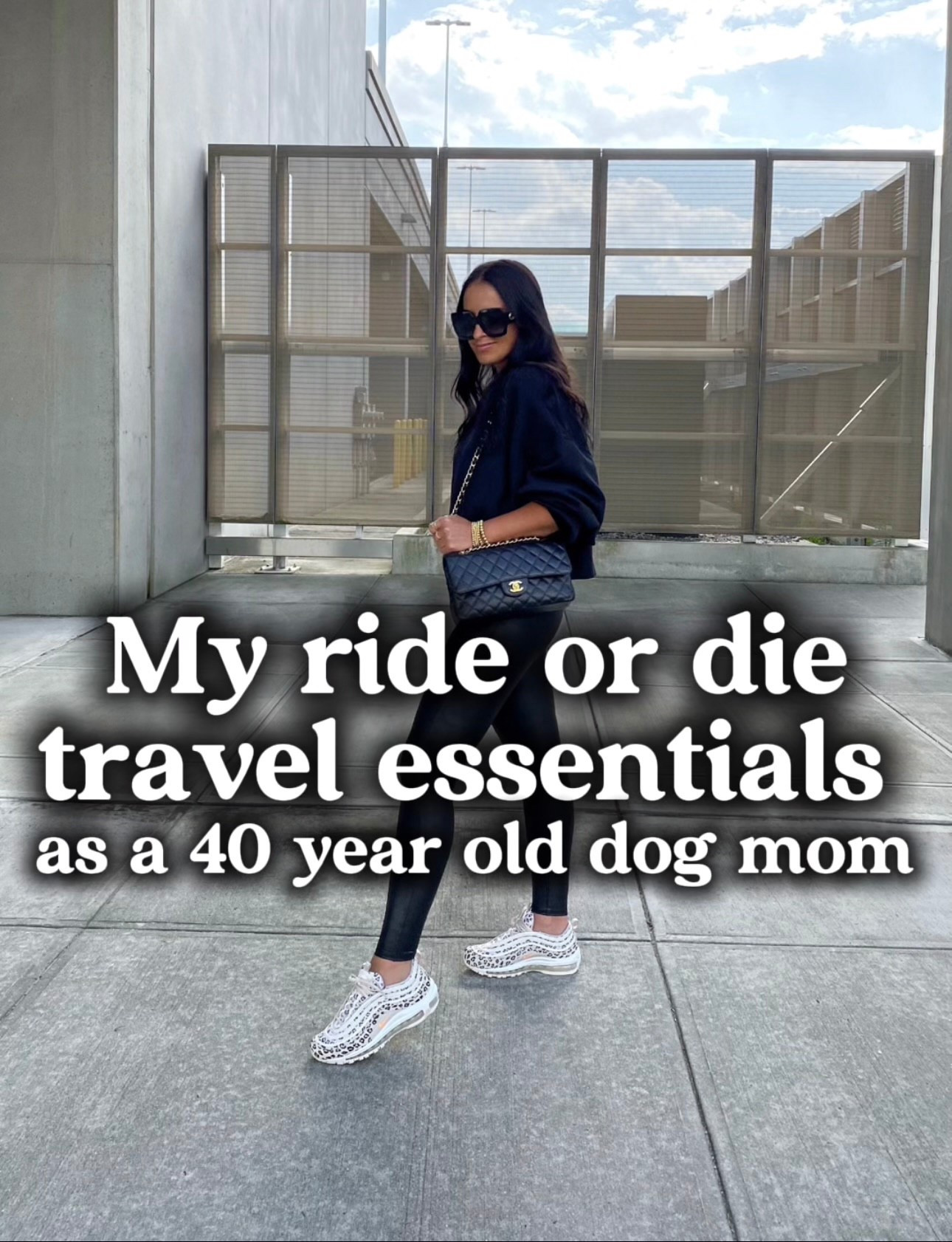 My ride or die travel essentials as a 40 year old dog mom