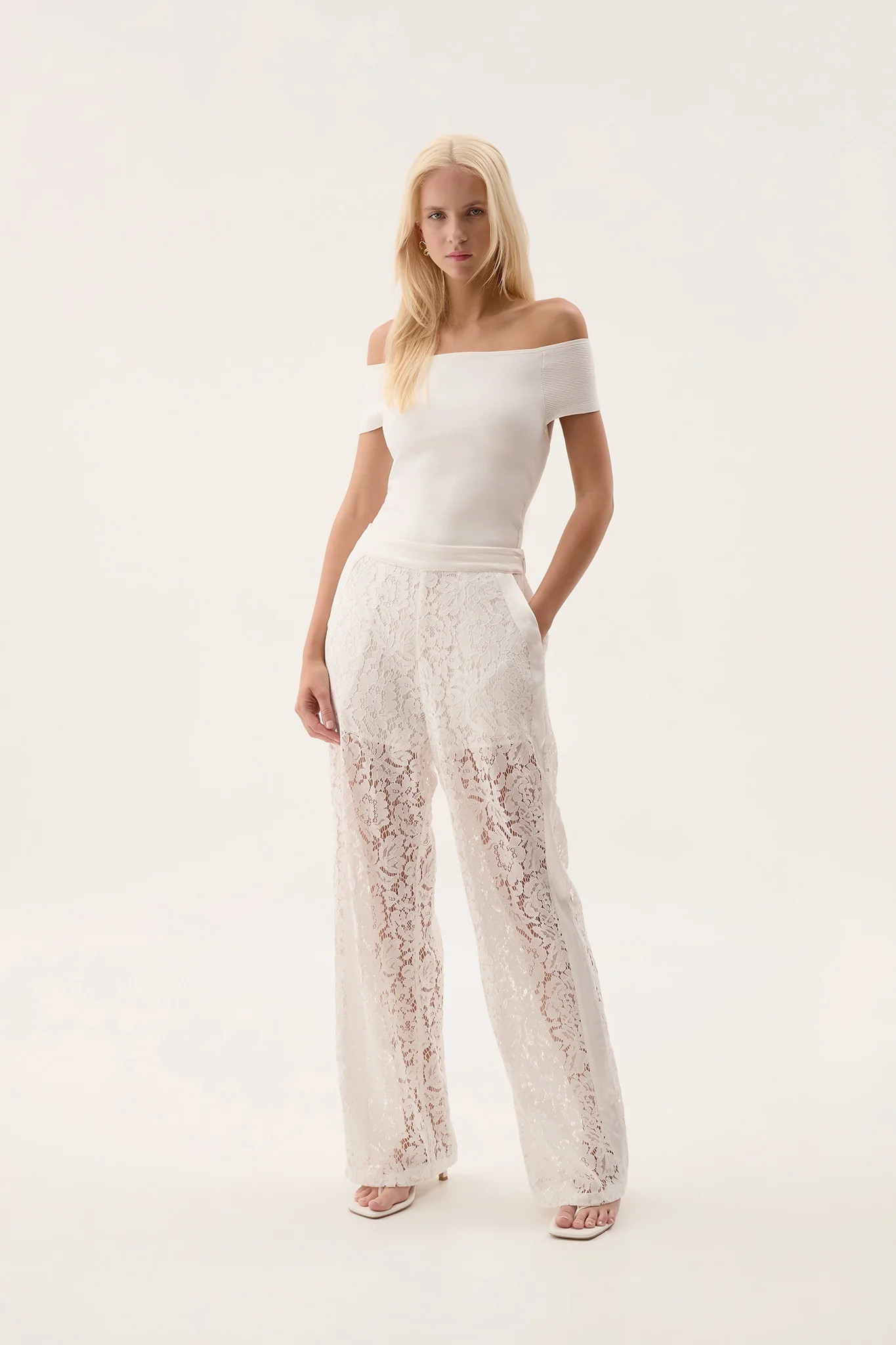 Kosmo Tuxedo Lace Pant | aje. (Australia and New Zealand)