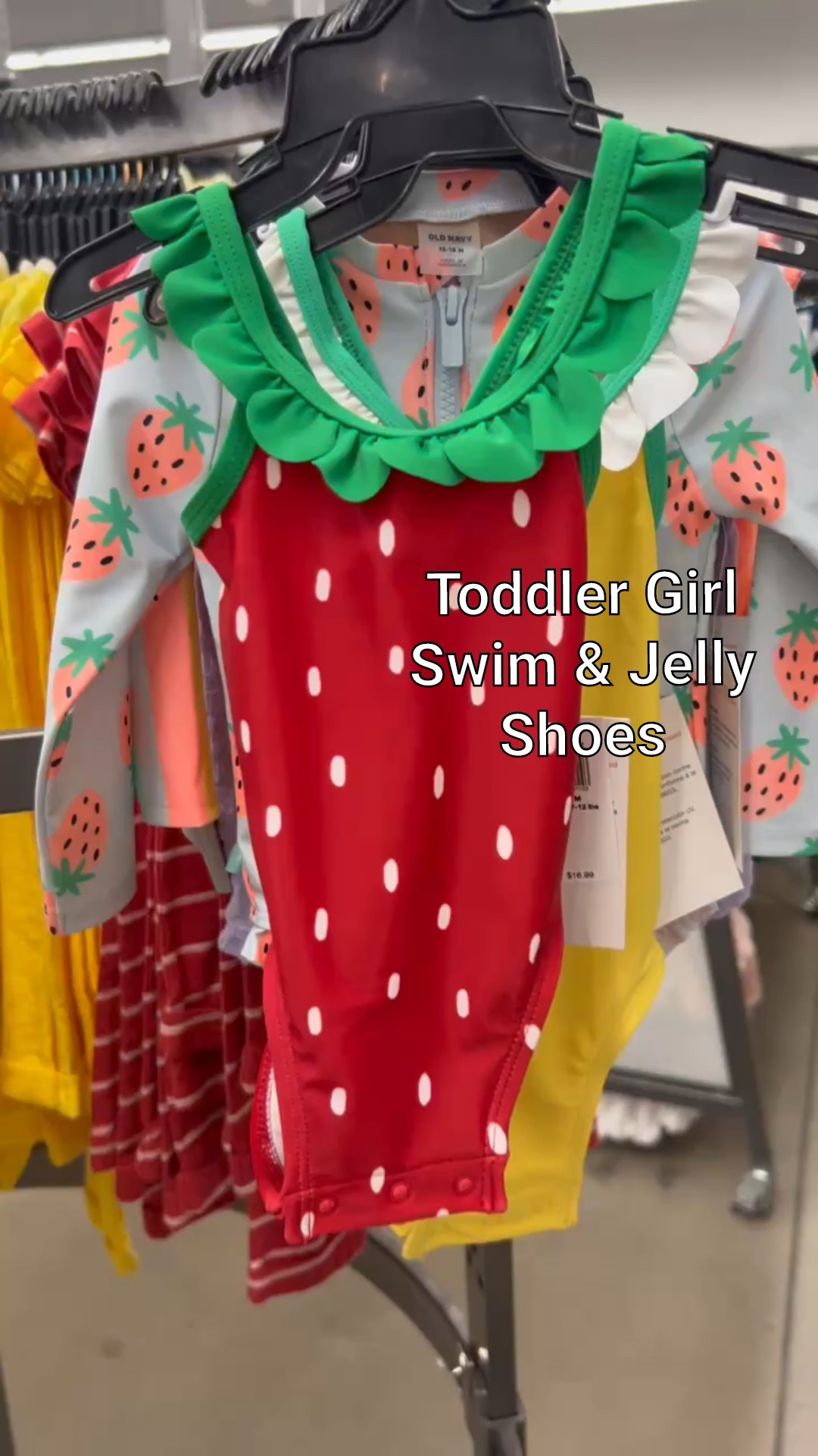 SALE Toddler Girl Swimsuits, Cover ups and Jelly Shoes 😍