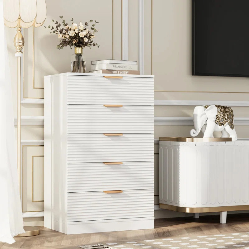 Bishon 5 - Drawer Dresser | Wayfair North America