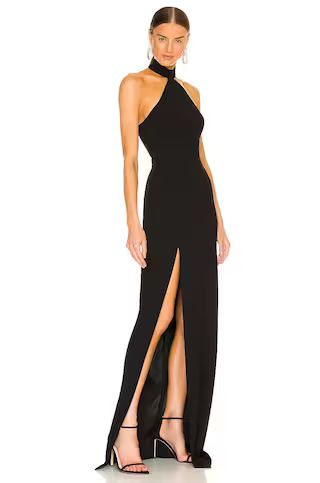 Amanda Uprichard Queen Gown in Black from Revolve.com | Revolve Clothing (Global)