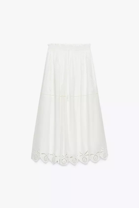 ZW COLLECTION EMBROIDERED LONG SKIRT59.99 GBPAdd | Zara UK