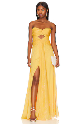 LIKELY Clea Gown in Tangerine from Revolve.com | Revolve Clothing (Global)